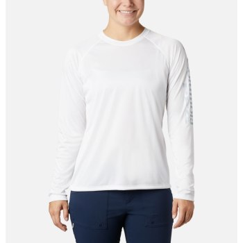 Dámské Mikiny Columbia PFG Tidal II Long Sleeve Bílé Šedé PDXJYG095